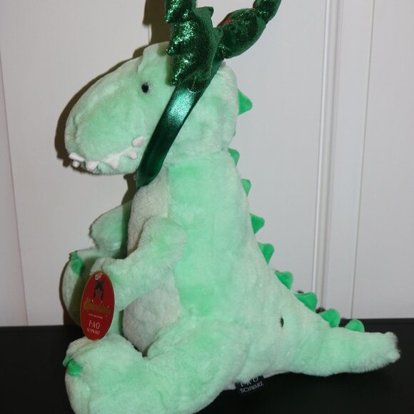 F.A.O Schwartz T-rex Sparklers wear and share with removeable tree headband new - Picture 2 of 6